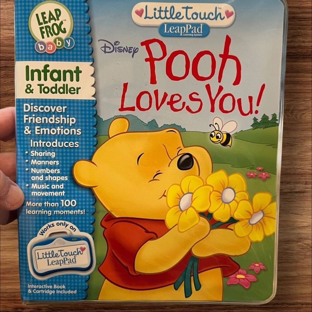 LeapFrog LittleTouch LeapPad Disney Pooh Loves You Book Cartridge 2004